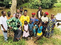 A photo with the baptized sister